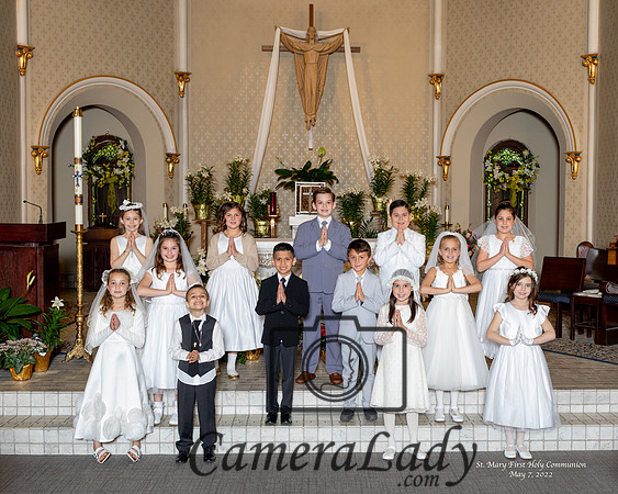 Children with title and date